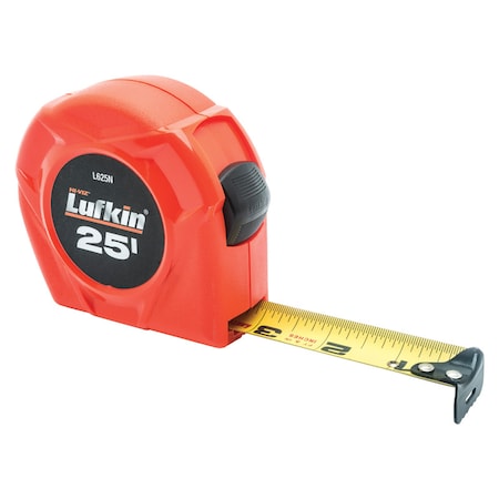 Crescent Lufkin Crescent Lufkin 25 ft. L X 1 in. W Hi-Viz Power Return Tape Measure 1 pk L625N